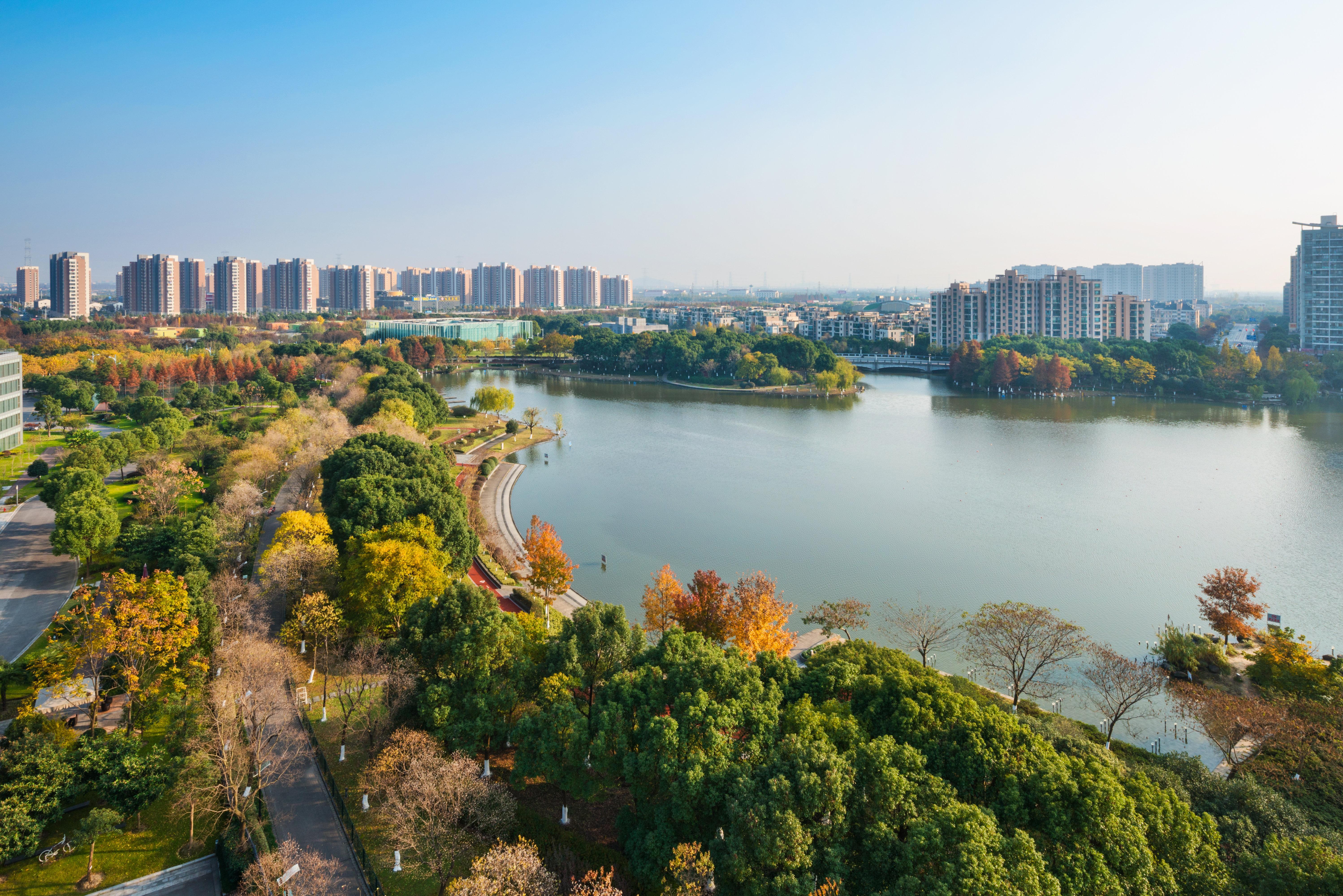 Crowne Plaza Shanghai Xiayang Lake, an IHG Hotel Qingpu Bagian luar foto